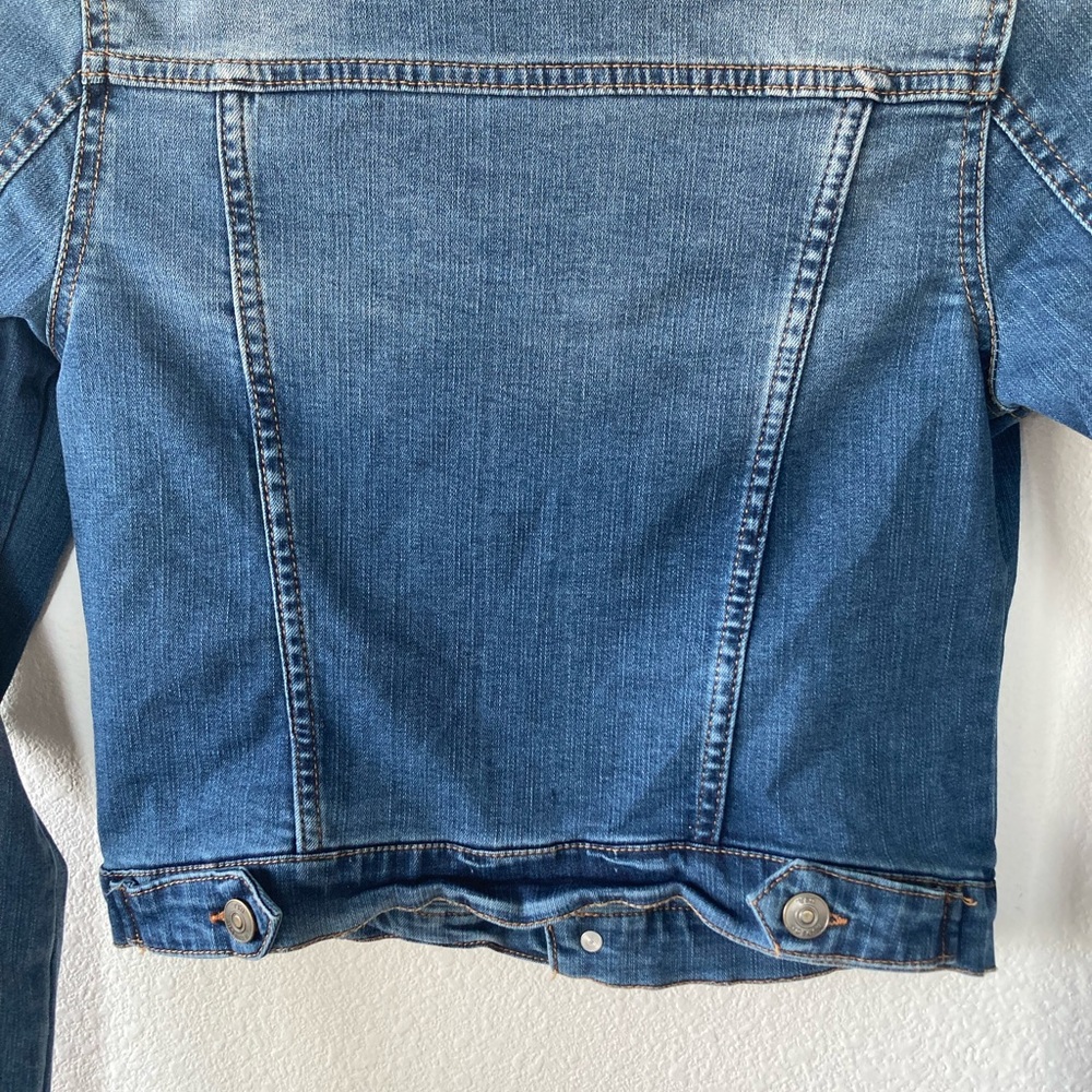 Hudson Denim Jacket Women’s Large Blue Jean Jacket Stretch - Picture 9 of 13